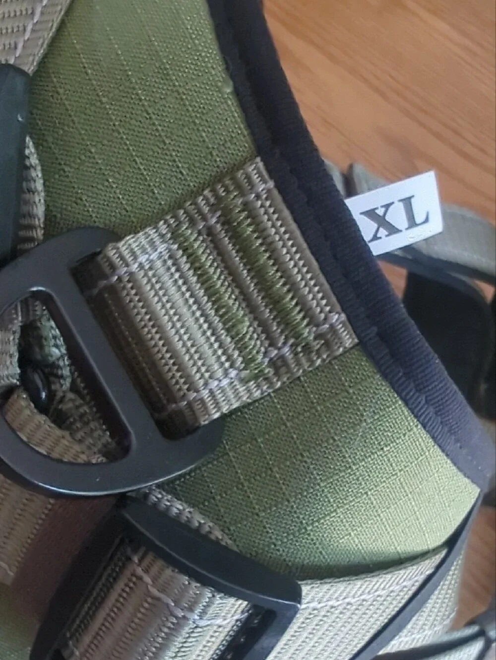 Kong Olive Green Padded Dog Harness with Black Trim